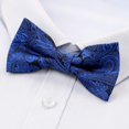 thumbnail image 2 of LAICAIW Solid Banded Adjustable Length Pre-tied Boy's Bow Tie, 2 of 7