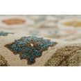 thumbnail image 4 of Momeni  Cotswold Hand Tufted Wool Floral Area Rug Blue - 2' X 3', 4 of 5