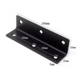 thumbnail image 2 of L-shaped Bracket 10pcs Metal Shelf Bracket Furniture Corner Connector Corner Brace, 2 of 8