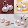 thumbnail image 4 of SmartBy Hook Earrings Elegant Easy Matching Compact Faux Pearl Women Jewelry for Shopping Dating, 4 of 7