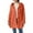 Orange, variant on Cute Cardigans Women Hooded Button Down Long Sleeve Casual Solid Color Knit Sweater Jacket For Everyday Comfort Lightweight Cardigans