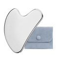 thumbnail image 1 of Herramientas faciales Gua Sha TelKeen de acero inoxidable antienvejecimiento, 1 of 7