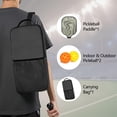 thumbnail image 2 of Pickleball Paddles Set Of 1, Fiberglass Surface, Liquid & Marble Print, 1 Paddles, 2 Balls & Bag, 2 of 5
