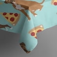 thumbnail image 2 of Boxer Dog Pitbull Terriers Dog and Pizza Rectangle Tablecloth 60"x120",Waterproof Polyester Rectangle Table Cloth, Wipeable Spillproof Polyester Tablecloth for Dining, Camping, Indoor and Outdoor, 2 of 6