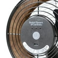 thumbnail image 6 of (2 pack) Better Homes & Gardens 5” Retro Small Fan with 3 Speed Settings, USB-C Plug, Adjustable Tilt, Vintage Fan for Home and Bedroom, Wood Grain, 6 of 10