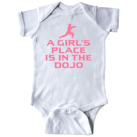 

Inktastic Girls Cute Karate Martial Arts Gift Baby Girl Bodysuit