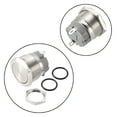 thumbnail image 2 of Latching Metal Push Button Switch Flat Head 22mm Mounting Dia 1NO 1pcs, 2 of 5