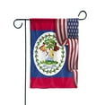 thumbnail image 2 of Flag Waving American Flag Belizean Belize U.S.A Friendship Patriotic Proud House Flag, Double-Sided Decorative Outdoor Flag, Polyester Yard Flag 29.5 x 39.5 in, 2 of 5
