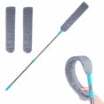 thumbnail image 2 of Retractable Gap Dust Clean Under Appliance Microfiber Duster Dust Cleaning Brush with Telescoping Long Handle Home Cleaning Tool 6PCS Cloth, 2 of 6