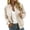 Khaki, variant on Zip Up Jackets for Women Long Sleeve Casual Lightweight Fall Coat Outerwear Bomber Jacket with Pockets