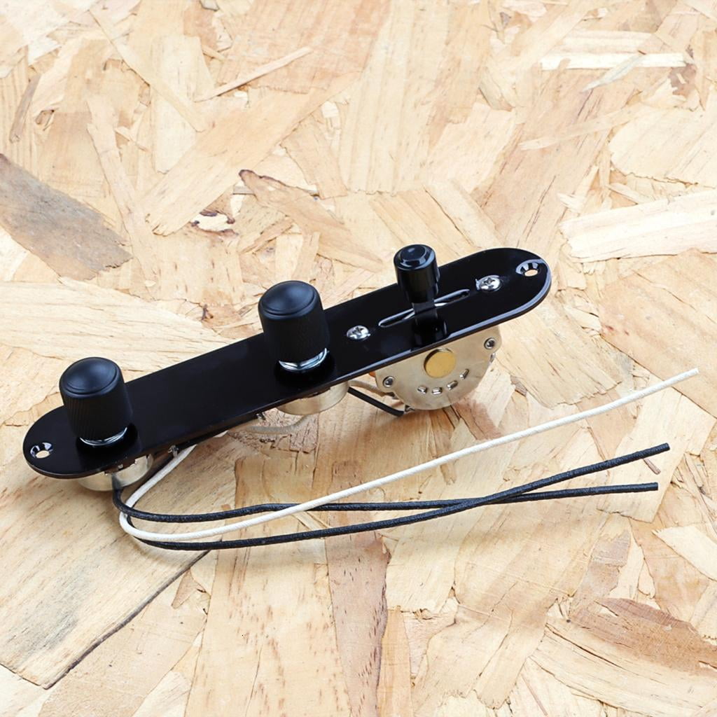 CEORPER Control Plate, 3 Way Switch Loaded Metal Prewired Guitar Control Plate for Guitar Replacement Parts Control Plate Sets