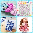 thumbnail image 4 of 600 Pcs 4 x 4 Inch Cotton Fabric Square Precut Quilting Squares Printed Floral Patchwork Fabric Bundles for Spring DIY Craft Sewing Clothing Accessory(Mixed Color), 4 of 7