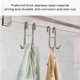 thumbnail image 4 of Billuyoard S-Shaped Storage Hook Household Bathroom Universal Simple Steel Hangers Towel Hook Organizer Hanger Stainless Holding Accesorios de baño, 4 of 6