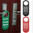 thumbnail image 5 of 1pcs Door Sign For Hotel Bar Mall Dont Disturb Please Knock Signs Door Knobs Meeting Room Door Hanger Tags 225*85cm, 5 of 5