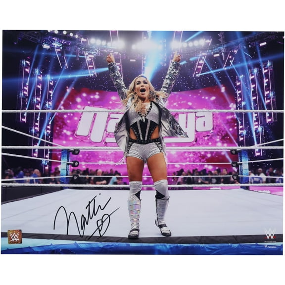 Natalya WWE Autographed 16" x 20" Entrance On Apron Photograph - Fanatics Authentic Certified