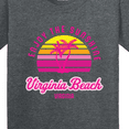 thumbnail image 4 of Inktastic Summer Enjoy the Sunshine Virginia Beach Virginia in Pink Youth T-Shirt, 4 of 5
