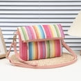 thumbnail image 5 of YiJuHui Woven Straw Crossbody Bag for Women, Summer Shoulder Purse with Adjustable Strap, Lightweight Handbag for Travel Daily Use Holiday Beach Vacation, 5 of 6