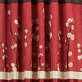 thumbnail image 2 of Lush Decor Cocoa Blossom Window Curtains, Pair, 42" x 84", 2 of 2