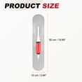 thumbnail image 2 of Uxcell Double Round Drywall Trowel 20" x 4", 402 Stainless Steel Concrete Finishing Trowel Art Paint Plastering Hand Tools with TPE Grip, for Concrete Cement, Silver, 2 of 7