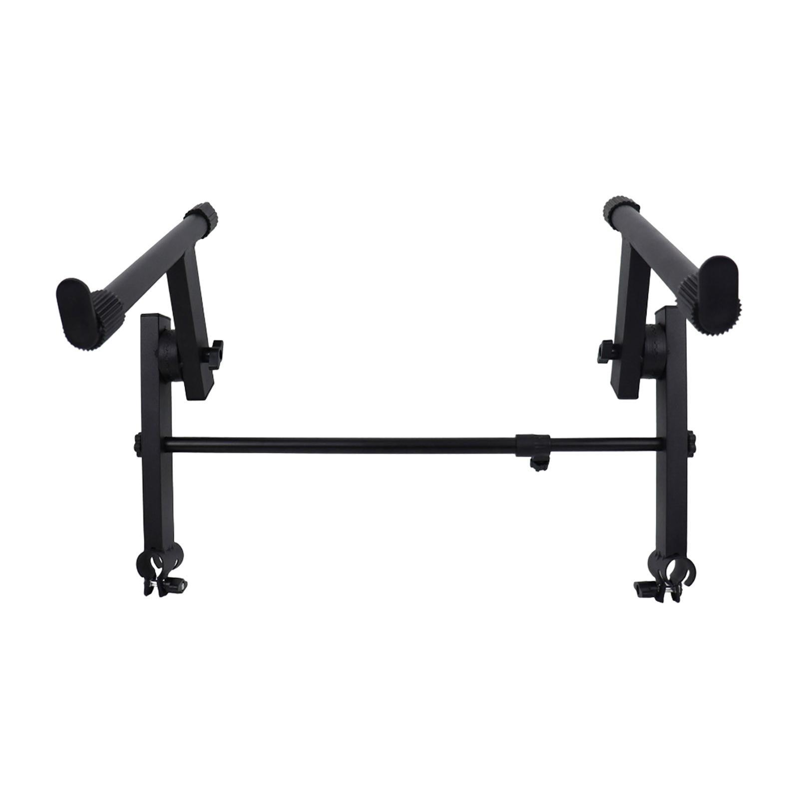 Electronic Piano Stand Keyboard Rack Music Holder Iron Adjustable Width for Home Musicians and Beginners