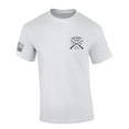 thumbnail image 2 of Patriot Pride Men's USA 250th Anniversary Historic Eagle & Soldiers Symbolism Short Sleeve T-Shirt, Patriotic Shirts for Men, White-Small, 2 of 2