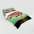 thumbnail image 3 of Ambesonne Colorful Bedding Set 3 Pcs, Magic Love Tree Heart, Twin, Multicolor, 3 of 3