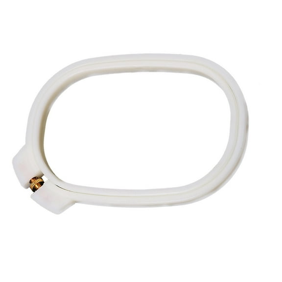 ETHZZLE Beige Embroidery Hoop for Craft Work, Embroidery Display Hoop, 1 Pack Craft Tool for Needlework