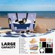 thumbnail image 5 of Fotbe Bernese Mountain Dog Sitting Bath Tub Bolsa de Viaje para Playa - Resistente al Agua, Bolsa Tote de Gran Capacidad y Ligera con 7 Bolsillos para Mujeres y Hombres, 5 of 7