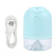 thumbnail image 1 of Difusor de aire humidificador ultrasónico USB de 450ml difusor de niebla de luz colorida de escritorio, 1 of 8