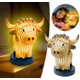 thumbnail image 1 of Lámpara De Mesa De Resina De Yak, Iluminación De Noche Artesanal Con Regulador Táctil, Un Toque Decorativo Único Para Dormitorios Y Salas De Estar.,Vsgery, 1 of 8