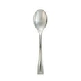 thumbnail image 5 of Restaurantware-4 Inch Mini Spoons, 500 Disposable Tiny Spoons - Heavy-Duty, Pair With Appetizers or Desserts, Silver Plastic Sample Spoon, For Parties, Weddings, Or Catering, 5 of 11