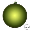 thumbnail image 3 of Vickerman 6" Juniper Green Shiny Ball Ornament, 4 per Bag, 3 of 7