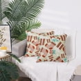 thumbnail image 6 of Unique Bargains Set of 2 Christmas Printed Throw Pillow Covers Velvet Cushion Covers Beige Red 18" x 18", 6 of 6