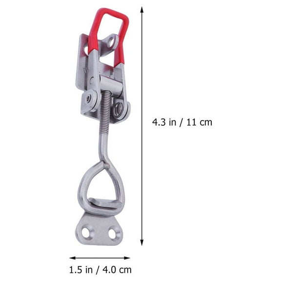 Quick Release Clamp Lever Lock Clip Bolt Adjustable Cabinet Latch Vise Toggle Hasp Restaurant Gadget 3 Pcs