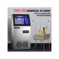 thumbnail image 2 of VEVOR 40/50/60/68Kg Commercial Ice Maker Undercounter Freestand Ice Cube Machine For Restaurants Bars Bubble Tea Store Stainless Steel, 2 of 4