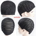 thumbnail image 2 of Gorros de peluca trenzados refinados, gorro de trenzas de croché para coser más fácilmente, gorros para hacer peluca, forro de red para el cabello sin pegamento, gorros de peluca de ganchillo (gorras, 2 of 5