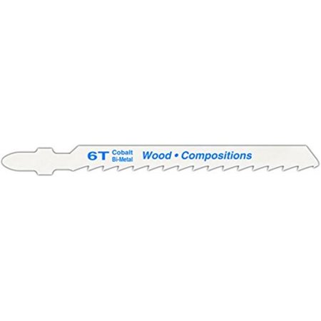

Century Drill & Tool 6226 Jig-Saw Blade 6T Bi-Metal - 3.62 in.