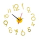thumbnail image 4 of Reloj de pared Silencioso DIY Kit de Reloj perfecl Grande Moderno oro, 4 of 7