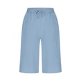thumbnail image 5 of Plus Size Women's Casual Baggy High Waisted Wide Leg Pants Breathable, 5 of 5