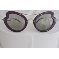 thumbnail image 3 of New - Miu Miu Butterfly Scenique Sunglasses SMU11R - Translucent Violet - $540, 3 of 6