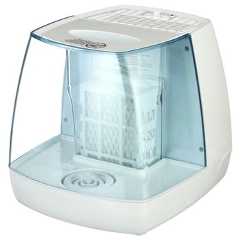 Equate 1.1 Gallon 250 sq ft Invisible Cool Mist Humidifier, White & Blue