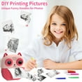 thumbnail image 3 of Rirool Instant Print Camera for Kids - 1080P HD, 32MP, 32GB Card, 3 Rolls Paper, Stickers, Fun Filters, Gift for Boys & Girls 3-12 (Pink), 3 of 8