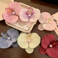 thumbnail image 5 of Gifts Hair Styling Tools Hair Accessories Duckbill Clip Silk Flower Hairpin Bow Flower Hair Clips Phalaenopsis Pearl Hair Clip Orchid Butterfly Hair Clip 2, 5 of 8