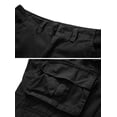 thumbnail image 6 of TRGPSG Women's Cargo Shorts, 9-Pocket Cotton Blend Utility Shorts for Hiking and Work, Mid-Rise Relaxed Fit Summer Apparel,Black Size 2(No Belts), 6 of 7