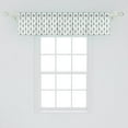 thumbnail image 2 of Ambesonne Arrow Window Valance, Tribal Graphic Pattern, 54" X 12", Black White Green, 2 of 3