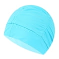 thumbnail image 4 of Gorro de baño,Gorro de baño de nailon para mujeres y hombres con pelo largo,Gorro de natación portátil para adultos,antideslizante,para surf,Gorro de natación de entrenamiento con trenzas, 4 of 8