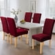 thumbnail image 5 of Cubiertas de asiento para Sillas de Comedor, Cubiertas de Estiramiento Tela Lavable Negra, Protectores de Silla de Cocina, Cubiertas de asiento de Silla de Cocina, 5 of 6