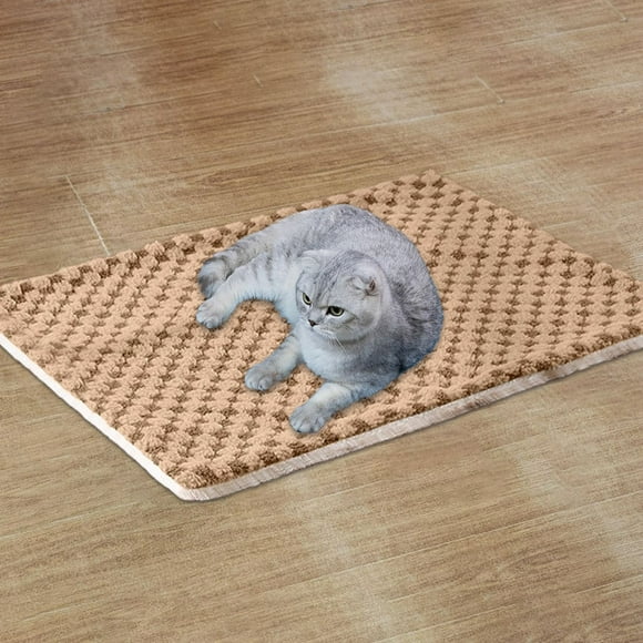 Tapis Couverture Réversible pour Animaux, Lit Câlin pour Chiens et Chats, Confort Douillet, Usage Intérieur, Durable, Doux, Chaleur, Lavable, Conception de Dessous