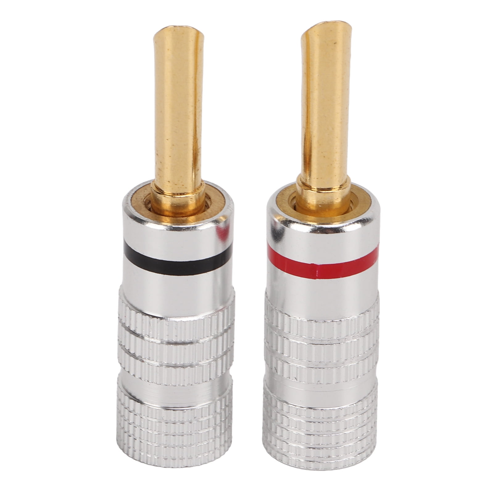 4mm Banana Plugs, Speaker Cable Connector Speaker Wire Gold Plated