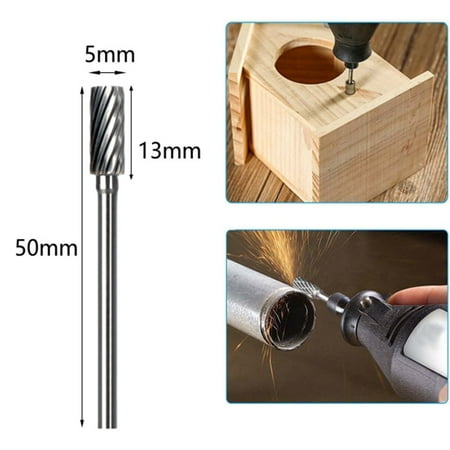 

3x3-6mm Type A Single Striation Cemented Carbide Cutting Carving Rotary Burrs
